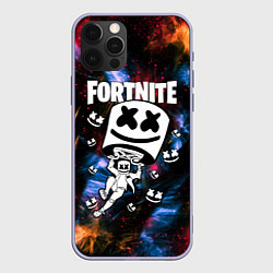 Чехол для iPhone 12 Pro FORTNITE x MARSHMELLO, цвет: 3D-светло-сиреневый