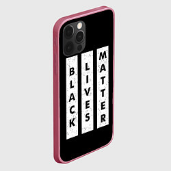 Чехол для iPhone 12 Pro Black lives matter Z, цвет: 3D-малиновый — фото 2