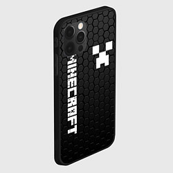 Чехол для iPhone 12 Pro MINECRAFT МАЙНКРАФТ, цвет: 3D-черный — фото 2