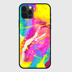 Чехол для iPhone 12 Pro ТИ-ДАЙ, цвет: 3D-черный