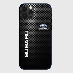 Чехол для iPhone 12 Pro SUBARU, цвет: 3D-черный