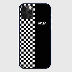 Чехол для iPhone 12 Pro NASA, цвет: 3D-черный