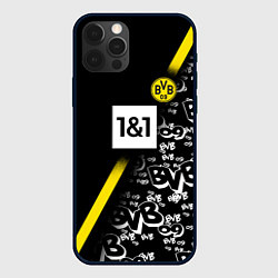 Чехол для iPhone 12 Pro Dortmund 20202021 ФОРМА, цвет: 3D-черный