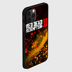 Чехол для iPhone 12 Pro RED DEAD REDEMPTION 2, цвет: 3D-черный — фото 2