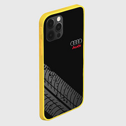 Чехол для iPhone 12 Pro AUDI, цвет: 3D-желтый — фото 2