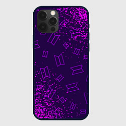 Чехол для iPhone 12 Pro BTS БТС, цвет: 3D-черный