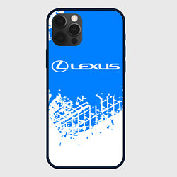 Чехол для iPhone 12 Pro LEXUS ЛЕКСУС, цвет: 3D-черный