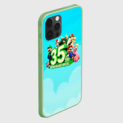 Чехол для iPhone 12 Pro Mario, цвет: 3D-салатовый — фото 2