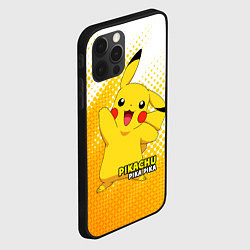 Чехол для iPhone 12 Pro Pikachu Pika Pika, цвет: 3D-черный — фото 2