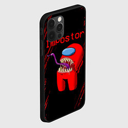 Чехол для iPhone 12 Pro AMONG US - MONSTER, цвет: 3D-черный — фото 2