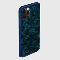 Чехол для iPhone 12 Pro ТЕКСТУРА МЕТАЛЛА, цвет: 3D-тёмно-синий — фото 2