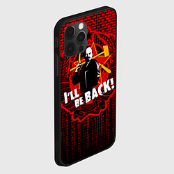 Чехол для iPhone 12 Pro Ленин вернётся, цвет: 3D-черный — фото 2