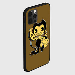 Чехол для iPhone 12 Pro Bendy And The Ink Machine, цвет: 3D-черный — фото 2