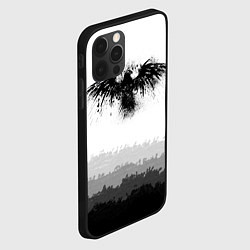 Чехол для iPhone 12 Pro ЧЁРНЫЙ ВОРОН, цвет: 3D-черный — фото 2