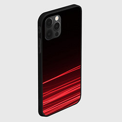 Чехол для iPhone 12 Pro Красное и Черное, цвет: 3D-черный — фото 2