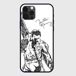 Чехол для iPhone 12 Pro Freddie Mercury, цвет: 3D-черный