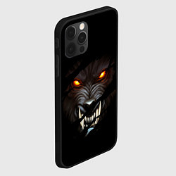 Чехол для iPhone 12 Pro ВОЛЧИЙ ОСКАЛ, цвет: 3D-черный — фото 2