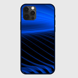 Чехол для iPhone 12 Pro Неоновые лучи, цвет: 3D-черный