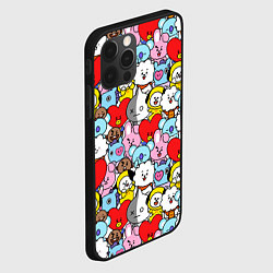 Чехол для iPhone 12 Pro BT21 BTS, цвет: 3D-черный — фото 2