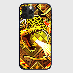 Чехол для iPhone 12 Pro CS GO DRAGON LORE, цвет: 3D-черный