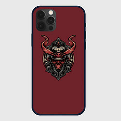 Чехол для iPhone 12 Pro Red Samurai, цвет: 3D-черный