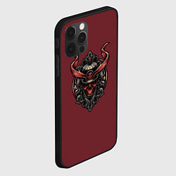 Чехол для iPhone 12 Pro Red Samurai, цвет: 3D-черный — фото 2