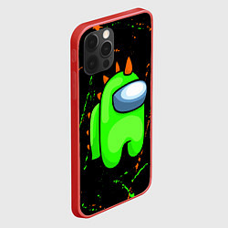 Чехол для iPhone 12 Pro AMONG US - FORTNITE REX, цвет: 3D-красный — фото 2