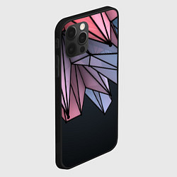 Чехол для iPhone 12 Pro ГеометриЧеский Рисунок, цвет: 3D-черный — фото 2