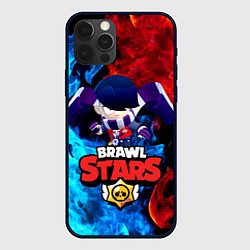 Чехол для iPhone 12 Pro Brawl Stars Эдгар, цвет: 3D-черный