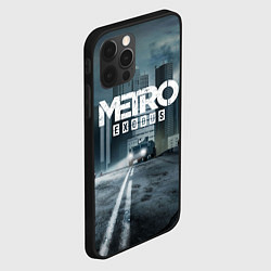 Чехол для iPhone 12 Pro Metro Exodus, цвет: 3D-черный — фото 2