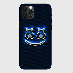 Чехол для iPhone 12 Pro Marshmello, цвет: 3D-черный