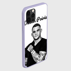 Чехол для iPhone 12 Pro Dustin Poirier, цвет: 3D-светло-сиреневый — фото 2