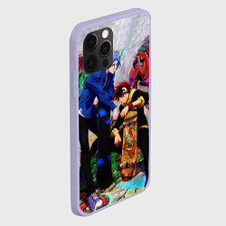 Чехол для iPhone 12 Pro На скейте в бесконечность, цвет: 3D-светло-сиреневый — фото 2