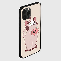 Чехол для iPhone 12 Pro Pop Cat, цвет: 3D-черный — фото 2