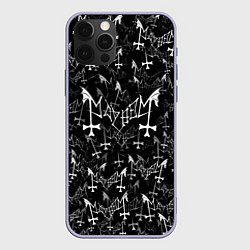 Чехол для iPhone 12 Pro Mayhem, цвет: 3D-светло-сиреневый