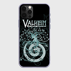 Чехол для iPhone 12 Pro Valheim, цвет: 3D-светло-сиреневый