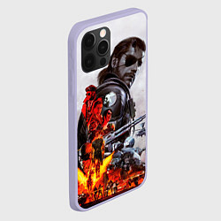 Чехол для iPhone 12 Pro Metal Gear, цвет: 3D-светло-сиреневый — фото 2