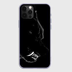 Чехол для iPhone 12 Pro Wolf, цвет: 3D-светло-сиреневый