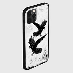 Чехол для iPhone 12 Pro Gothic crows, цвет: 3D-черный — фото 2