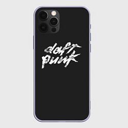 Чехол для iPhone 12 Pro Daft Punk, цвет: 3D-светло-сиреневый