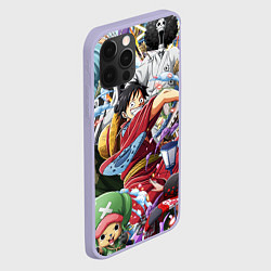 Чехол для iPhone 12 Pro ONE PIECE ВАН ПИС, цвет: 3D-светло-сиреневый — фото 2