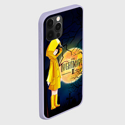 Чехол для iPhone 12 Pro Little Nightmares 2, цвет: 3D-светло-сиреневый — фото 2