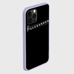 Чехол для iPhone 12 Pro Alexander, цвет: 3D-светло-сиреневый — фото 2