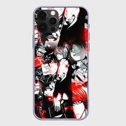 Чехол для iPhone 12 Pro ТЕТРАДЬ СМЕРТИ, цвет: 3D-светло-сиреневый