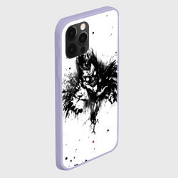 Чехол для iPhone 12 Pro DEATH NOTE ТЕТРАДЬ СМЕРТИ, цвет: 3D-светло-сиреневый — фото 2