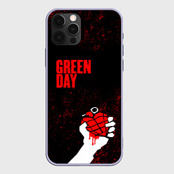 Чехол для iPhone 12 Pro Green day, цвет: 3D-светло-сиреневый