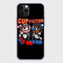 Чехол для iPhone 12 Pro CUP FICTION, цвет: 3D-светло-сиреневый
