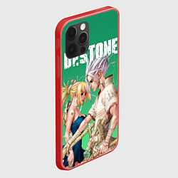 Чехол для iPhone 12 Pro Dr Stone, цвет: 3D-красный — фото 2