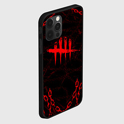 Чехол для iPhone 12 Pro DEAD BY DAYLIGHT ЦЕПИ, цвет: 3D-черный — фото 2