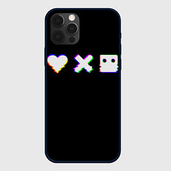 Чехол для iPhone 12 Pro Love Death and Robots Glitch, цвет: 3D-черный